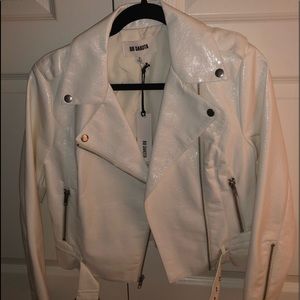 BB DAKOTA white faux leather jacket // NEW STYLE🖤